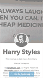 Mobile Screenshot of harrystyles.com